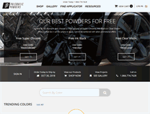 Tablet Screenshot of prismaticpowders.com